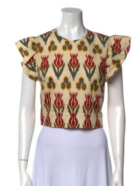 RED Valentino Issey Miyake Printed Top